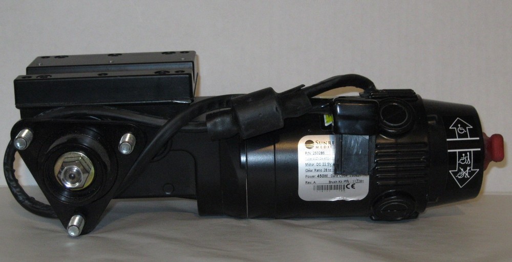 Sunrise Medical 250286 Motor With Hub 90ZY24-450-01/87, 250286 112281