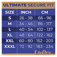 LivDry Ultimate Adult Protective Underwear Max Absorbent Large 15 Count