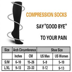 Compression Socks Multicolor Stockings Anti-embolism Opace Thin Knee High Socks