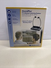 SoundPlus TV Infrared Listening System Model WIR 238 Under-the-Chin Receiver. 31