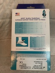 Med Spec ASO Ankle Stabilizer – Size Small, Black New