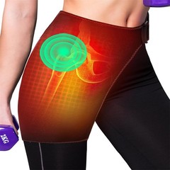 Electric Massager 3 Modes Heated Hip Brace Vibration Thigh Brace Support Adult