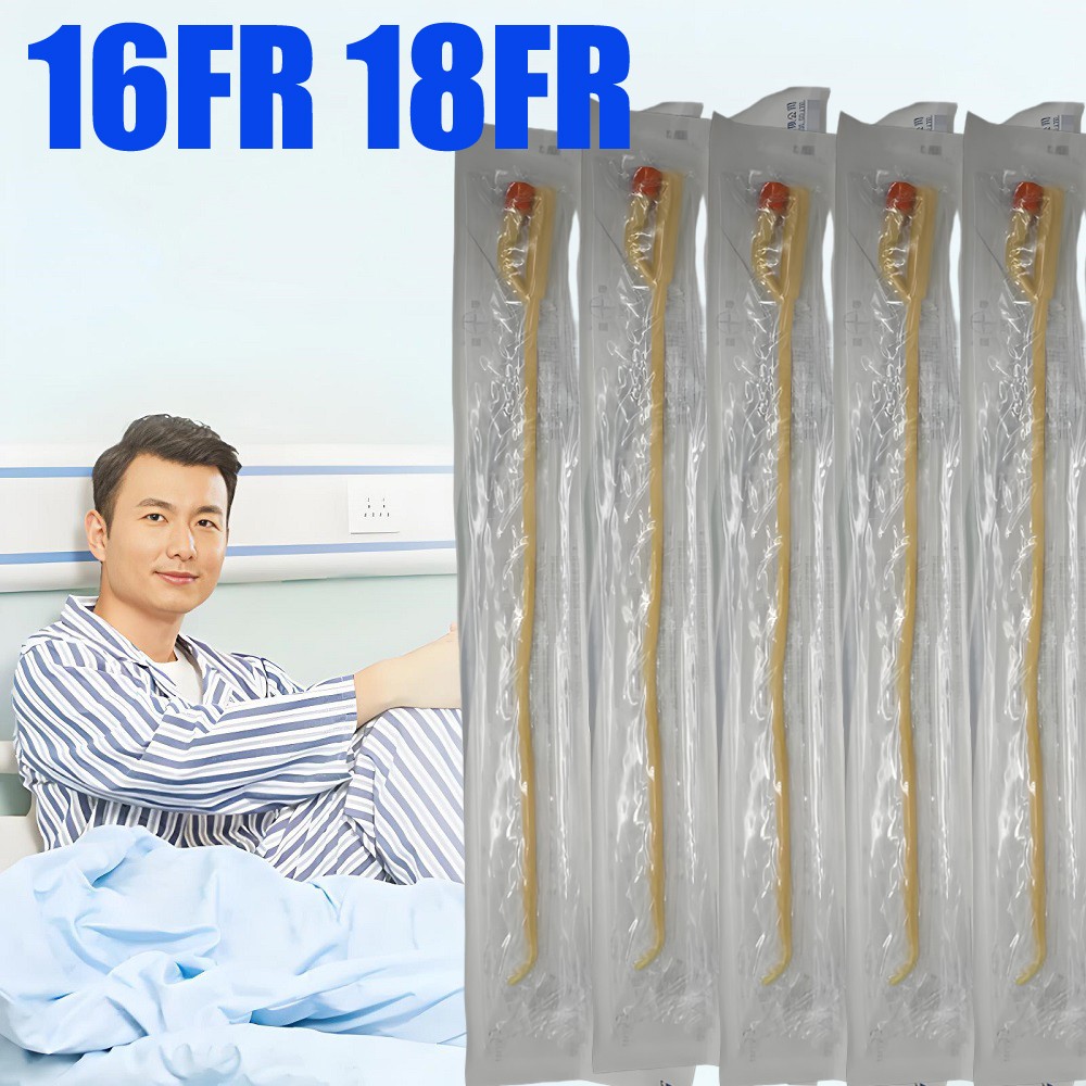16# 18# 2 Chamber Latex Catheter Sterilized Urethral Catheter Urinary Catheter-