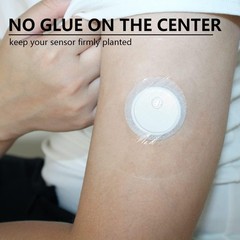 Sensor Covers for Libre 3, Waterproof-50 Pack Adhesive Patches,Transparent CGM O