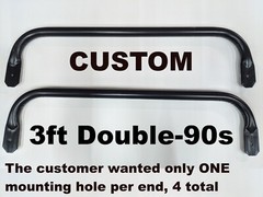 LADDER HANDRAILS! – Safe Strong and Light Weight! Candy-Cane or Double-90s