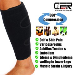CFR Calf Brace Compression Shin Splint Sleeve Support Leg Wrap Pain Relief GYM