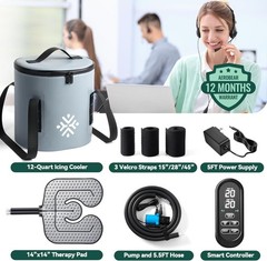 Ice Machine for Knee After Surgery w/Compression, Hip Replacement Cold Therap…