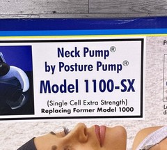Posture Pump Neck Disc Hydrator Model 1100-SX With Box & Inserts Made In The USA