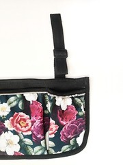 Wheelchair organizer waterproof accessories with flowers + pill box as a gift