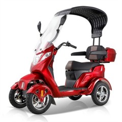 1000W Heavy Duty 4 Wheels Mobility Scooter w/ Roof 40 Miles 15 MPH for Seniors