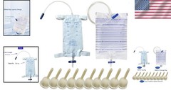 Condom Catheter External self Sealing Set 10pcs Male Condom Catheter 1pcs 500ml