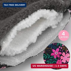 Bamboo Menstrual Pads Reusable Heavy Flow Pads with Wet Bag Cloth Pads for Women