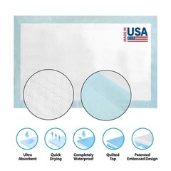 Disposable Underpads 23“ X 36“ Pee Pad ULTRA Absorbent Bed Incontinence Covers