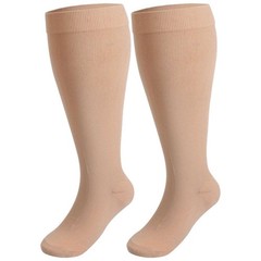 S-4XL Plus Size Compression Socks Calf Sleeve Men Women Extra Wide 20-30mmHg US