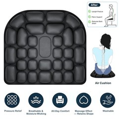 Comfortable 3D Inflatable Seat Cushion for Long Sitting in Car Air Office Chairs