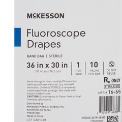 McKesson Equipment Cover Clear 30 X 36″ 16-65 10 per Box