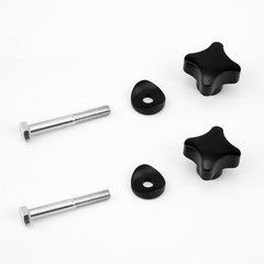 PEUTIER 2 Sets Rollator Walker Replacement Arm Adjustment Medium, Black