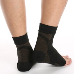 Foot Plantar Fasciitis Arch Support Compression Socks Ankle Heel Brace Copper HG