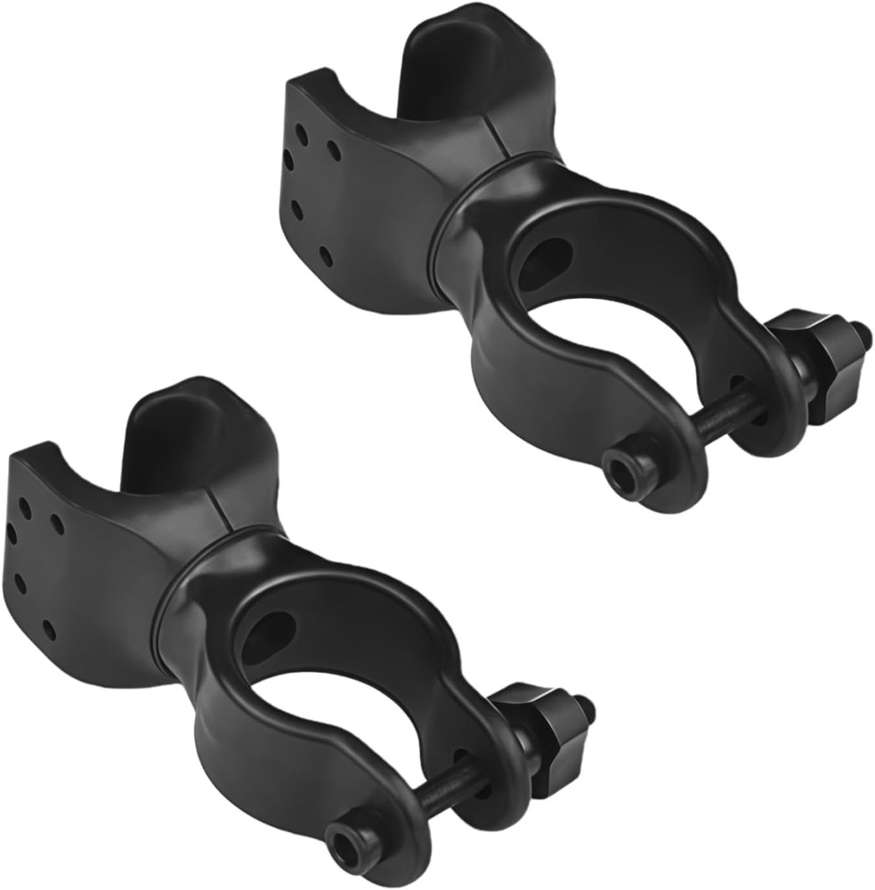 2 Pack Black Durable Walking Stick Holders, Cane Holder, Wheelchair