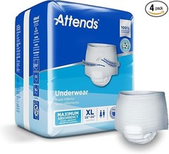 Attends AP0730 Disposable Cloth Diaper – Large, Pack of 18