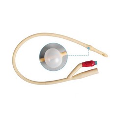5Pcs 14-22FR 2 Way Latex Urinay Catheter Urology With Valve Urethral Catheter US