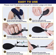 Neck Stretcher, Cervical Traction Device, Neck Traction Device for Neck Pain Rel