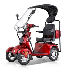 800W Four Wheel Mobility Scooter w/ Windshield for Senior&Adults 500lbs US Stock