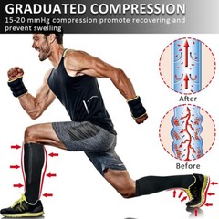 Men Women Compression Socks Foot Leg Calf Support Graduated Stockings 20-30mmHg