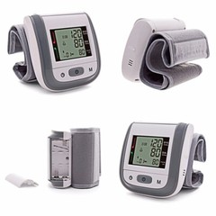 New Automatic Wrist LCD Digital Wrist Blood Pressure Cuff Meter Counter 5 Color