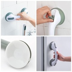 2 Pack Grab Bars for Bathtubs and Showers Suction Cup Grab Bar, Heavy Duty Sh…