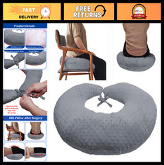 BBL Pillow for Post-Surgery Recovery, Donut Cushion for Butt Sleeping & Sitting,