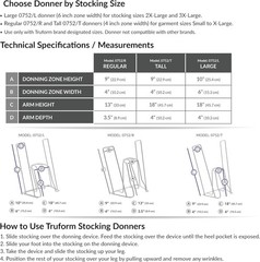 Stockings Donner, Helper for Applying Compression Socks, Regular Size Foot Zo…