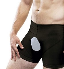 Inguinal Hernia Support Belt Invisible Underpants Medium (Pack of 1) Black