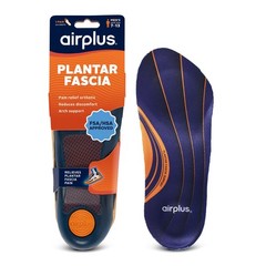 Airplus Plantar Fascia Orthotic 3/4 Length Shoe Insole Men’s 7-12, Blue