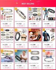 Healthy Bio Magnetic Bracelets for Women Men Therapy Bracelet Pain Relief