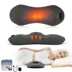Smooth Spine Triple Fusion Back Massager with Heat – Sciatica Pain Relief & S…