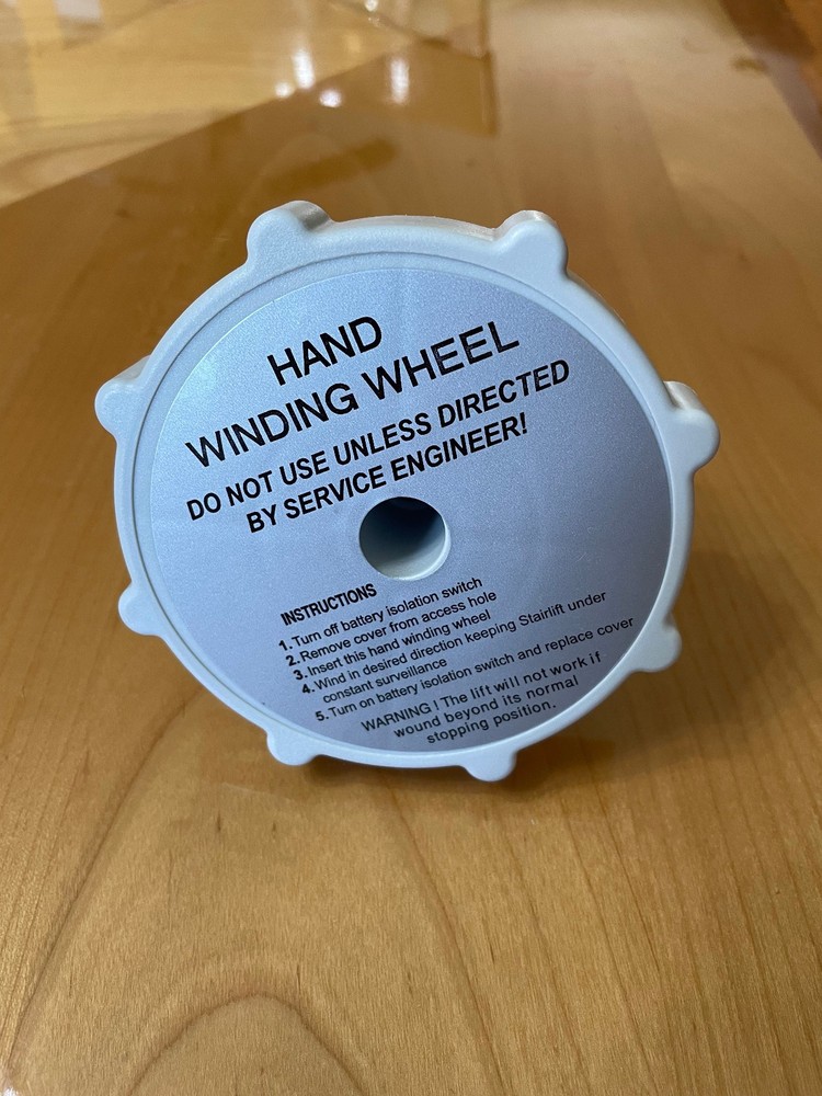 Acorn Stairlift Superglide 120 / 130 Hand Winding Wheel 31568-114