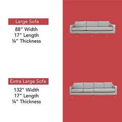 LAMINET Deluxe Adjustable Furniture Fix Sagging Cushion Seat Savers (66″ Wide,