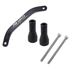 PRO CAKNE Motorcycle Rear Grab Handle Bar Aluminum Rear Seat Rail Kit black