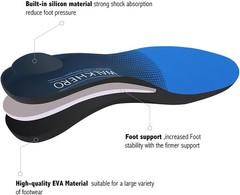 Arch Support Relied Insoles for Men Women Men 11-11.5 Women 13-13.5