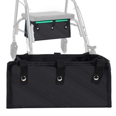 Extra Large under Seat Rollator Bag Basket for Folding or Bariatric Walker Roll