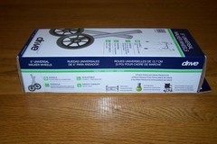 DRIVE MEDICAL 5″ UNIVERSAL WALKER WHEELS 350 LB CAPACITY IS EXCELLENT NEW IN BOX