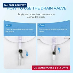 3 Pack Catheter Bags, 1000mL/33.8oz, Easy-Tap Leg Bag Urinary Drainage Bag, Anti