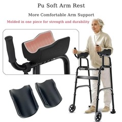 Universal Walker Armrest Pads – 2 Pack, Comfortable Forearm Support Replacement