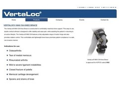 VertaLoc MAX OA Knee Brace for Stabilization, Adjustable, One Size, Black