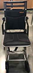 Medwarm Aluminum Transport Wheelchair w Handbrake Ultralight 19lb, seat w 15.75″