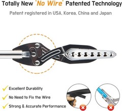 Heavy Duty Stainless Steel Grabber Reacher Pickup Tool BBQ Trash Log Snake Tongs