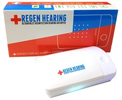 Regen Hearing Aid Dryer Stop Itchy Ears Dehumidifier Box UV Moisture Control