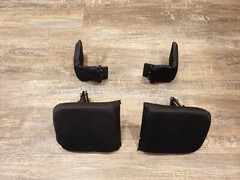 QUICKIE QM 710,715,720, Pulse 6 CenterMount Legrest Calf Pads with hardware
