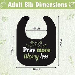 6 Pcs Funny Adult Bibs for about 23.6 x 18.1 inches, As Shown in Pictures
